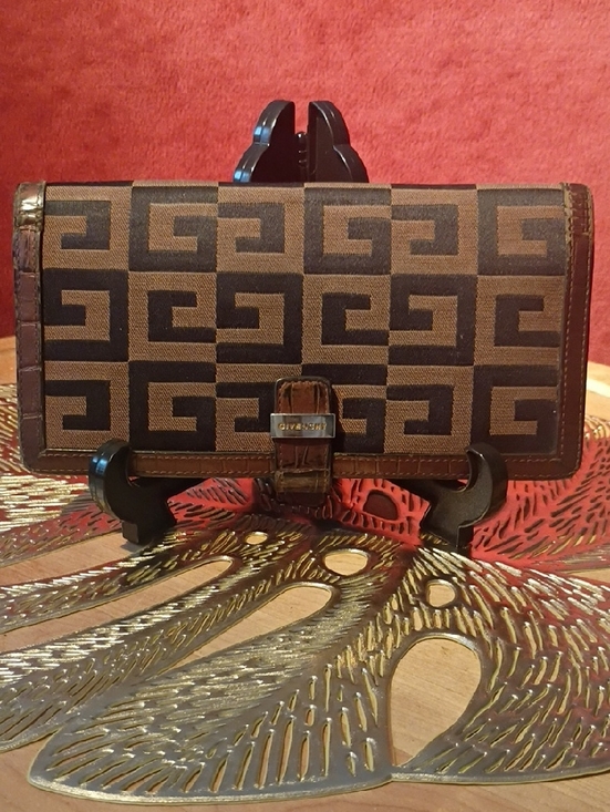 Givenchy Handbags - Givenchy Geometric Monogram Printed Canvas Wallet